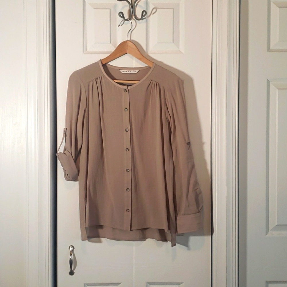 Trina Turk, Small, Gray, 100% cotton